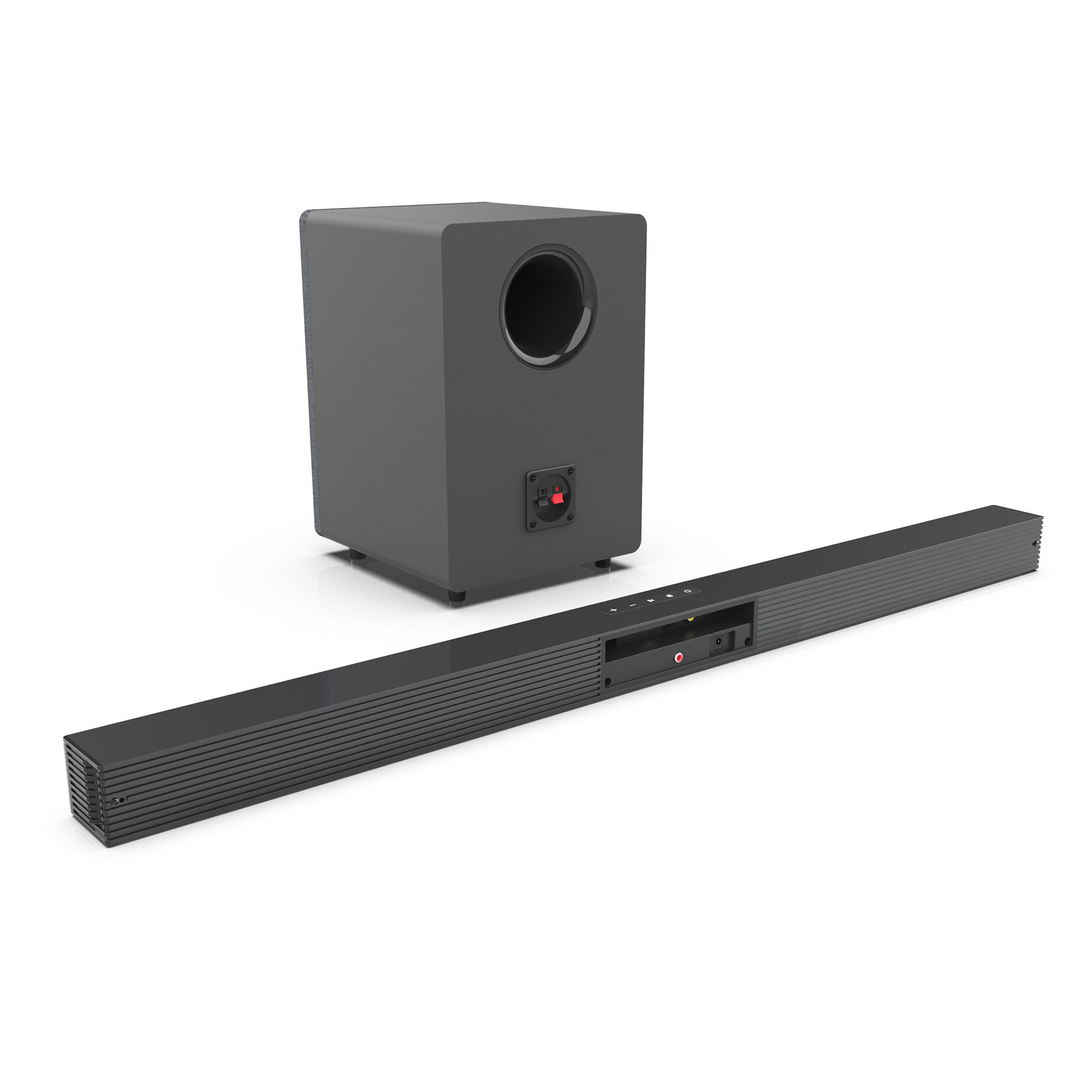 Home Bar And Theater - 84W TV Ses Çubuğu Subwoofer Kutulu