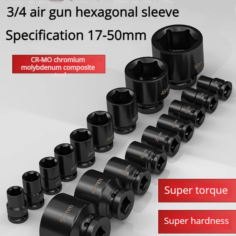 Home Bar Supplies - 3/4 Inç Altıgen Soket Ağır Kalınlaşmış