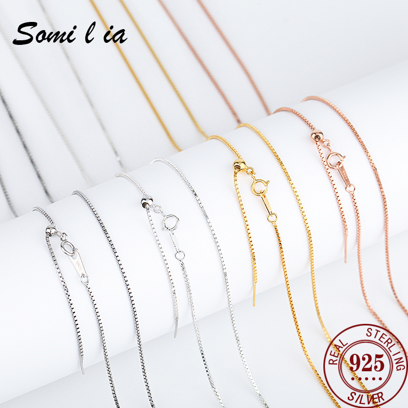 Bar Cart Gold - SOMILIA Gümüş 925 Kolye Kutusu Zincir