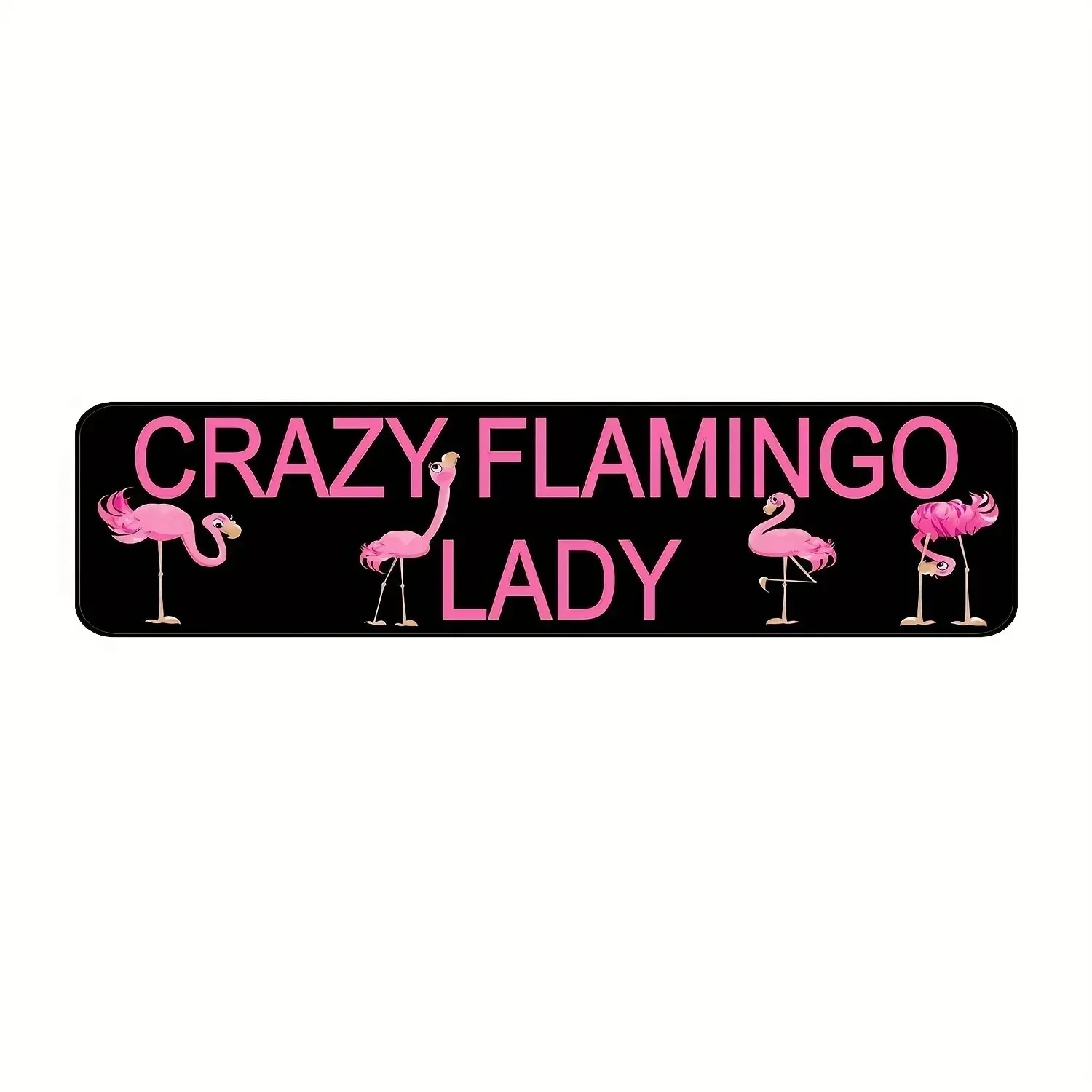 Home Bar Signs - [2D Düz] Özel Komik Flamingo Alüminyum