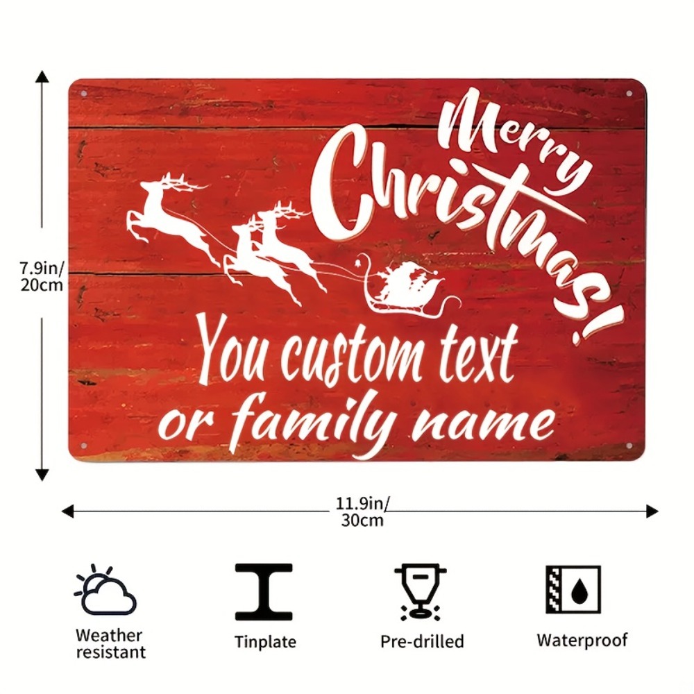 Kişiye Özel Noel İsim Tabelası - Home Bar Signs incelemesi ve fiyatı