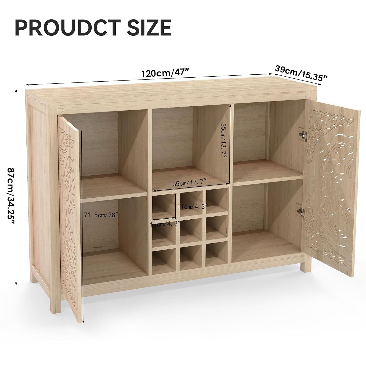 Ayarlanabilir Şaraplık ve Depo - Home Bar And Cabinet incelemesi ve fiyatı