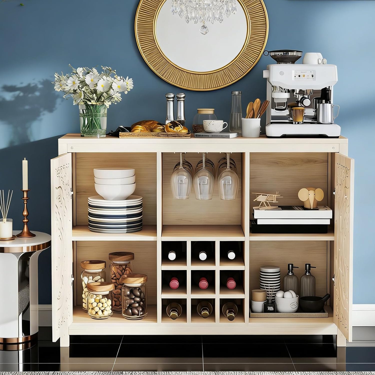 Ayarlanabilir Şaraplık ve Depo - Home Bar And Cabinet incelemesi ve fiyatı