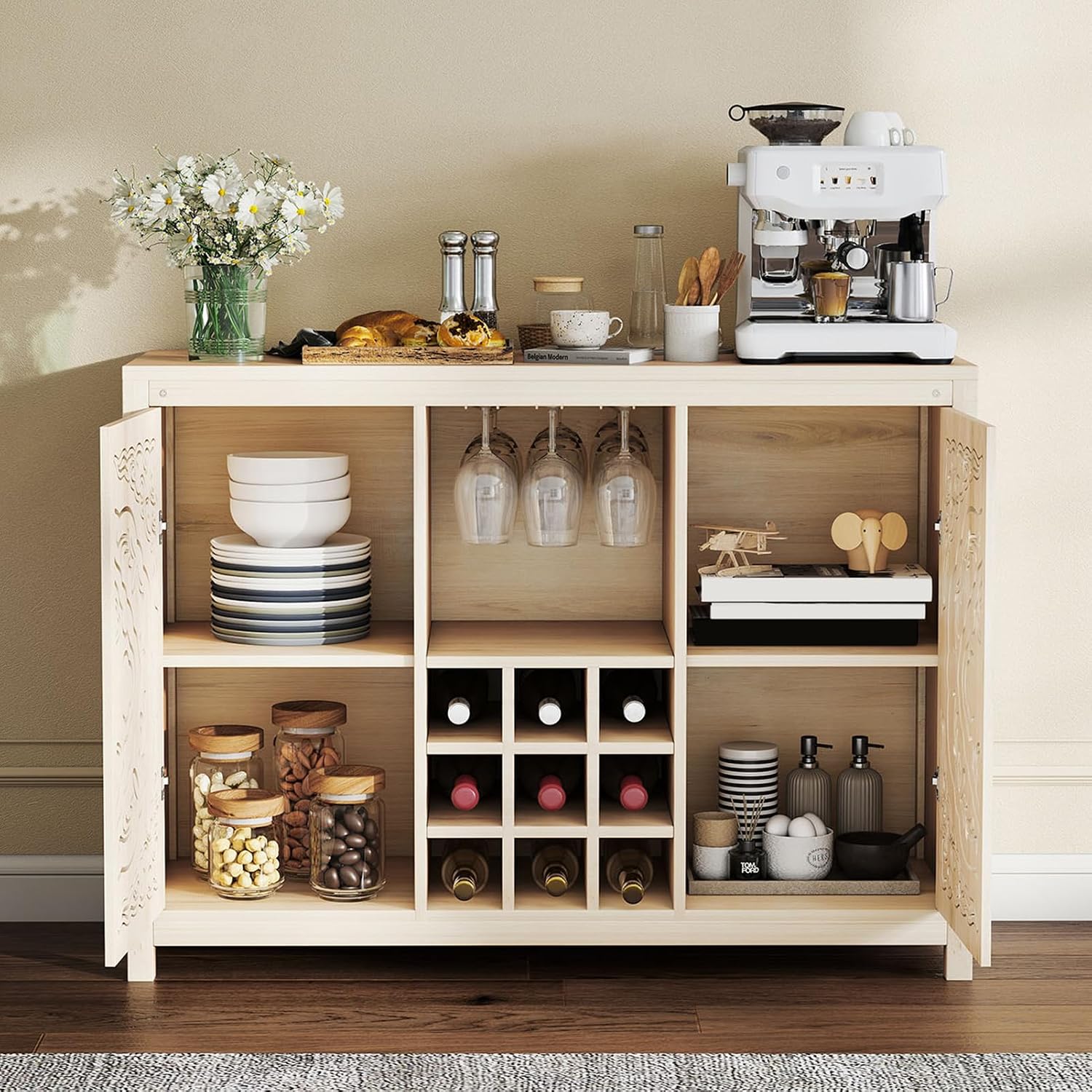 Ayarlanabilir Şaraplık ve Depo - Home Bar And Cabinet incelemesi ve fiyatı